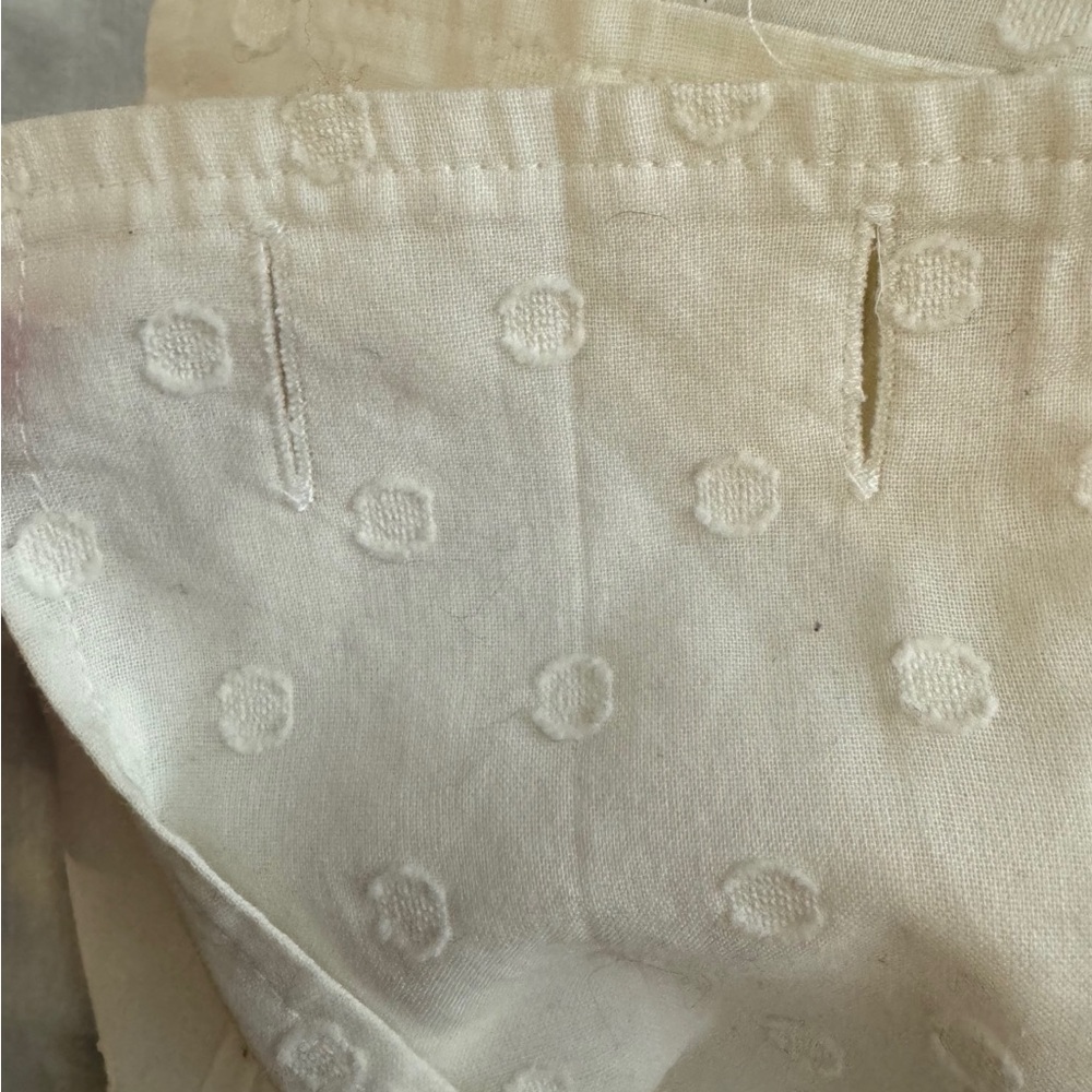 kate spade Cream Short-Sleeve Button-Down Shirt - Picture 11 of 12